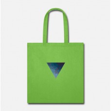 Poly Blue Lime Green Tote Bag